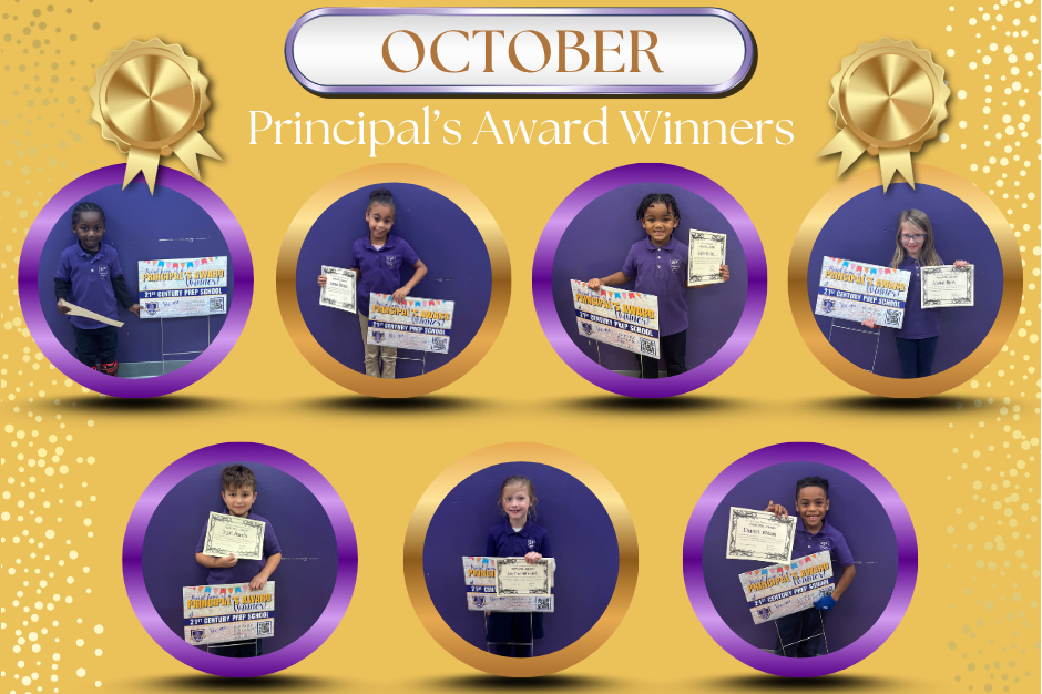 October Principal Award Winners!