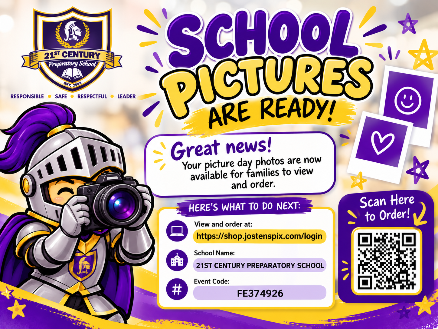 Order School Pictures!